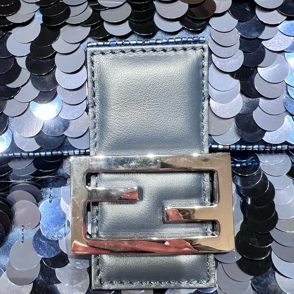 SOLD — Fendi Baguette blue sequins (RARE - ALL ROUND sequins) - Picture 4 of 11